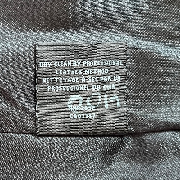 Badgley Mischka Scandi Girl Black Wool And Leather Women’s Fall Winter Coat 6 - Picture 10 of 11